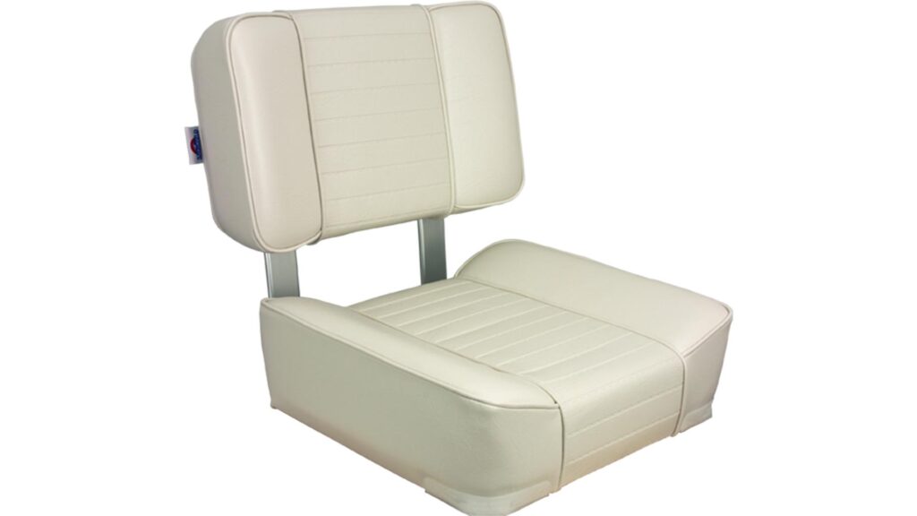 1040809 - DELUXE UPHOLSTERED SEAT - WHITE