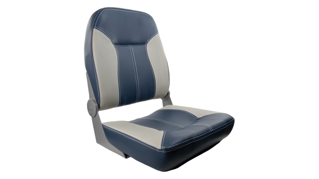 1040513 Sport Folding Seat, Blue and Gray