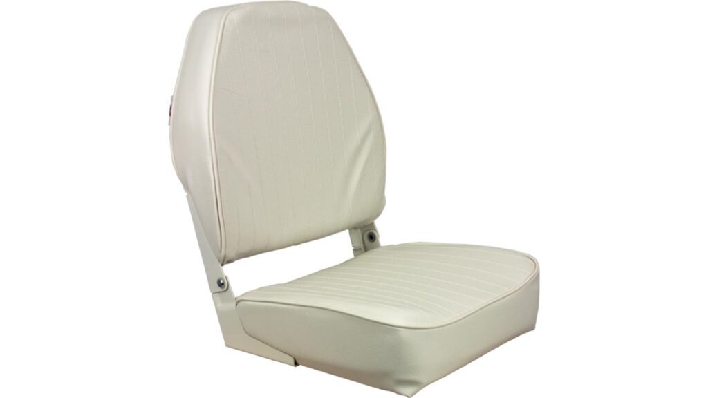 1040649 - ECONOMY HIGH-BACK FOLDING SEAT - WHITE