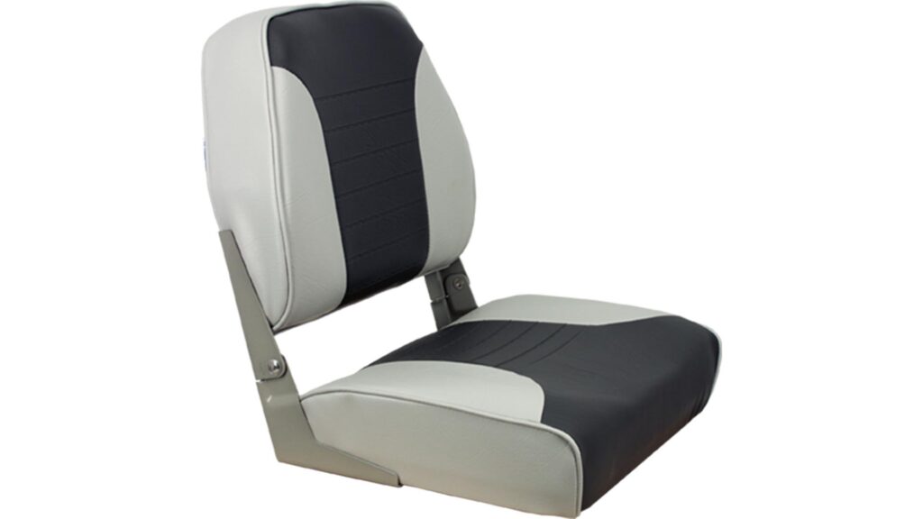 1040653 - ECONOMY HIGH-BACK FOLDING SEAT - GRAY / CHARCOAL
