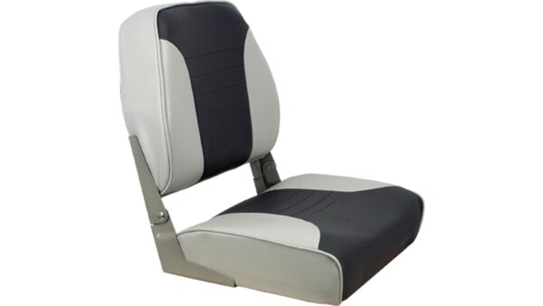 1040653 - ECONOMY HIGH-BACK FOLDING SEAT - GRAY / CHARCOAL