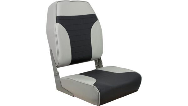 1040663 - ECONOMY HIGH-BACK FOLDING SEAT - GRAY / CHARCOAL