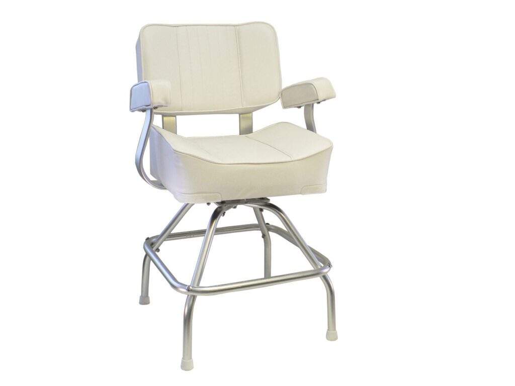 1020003 - DELUXE CAPTAIN CHAIR STAND PACKAGE, WHITE