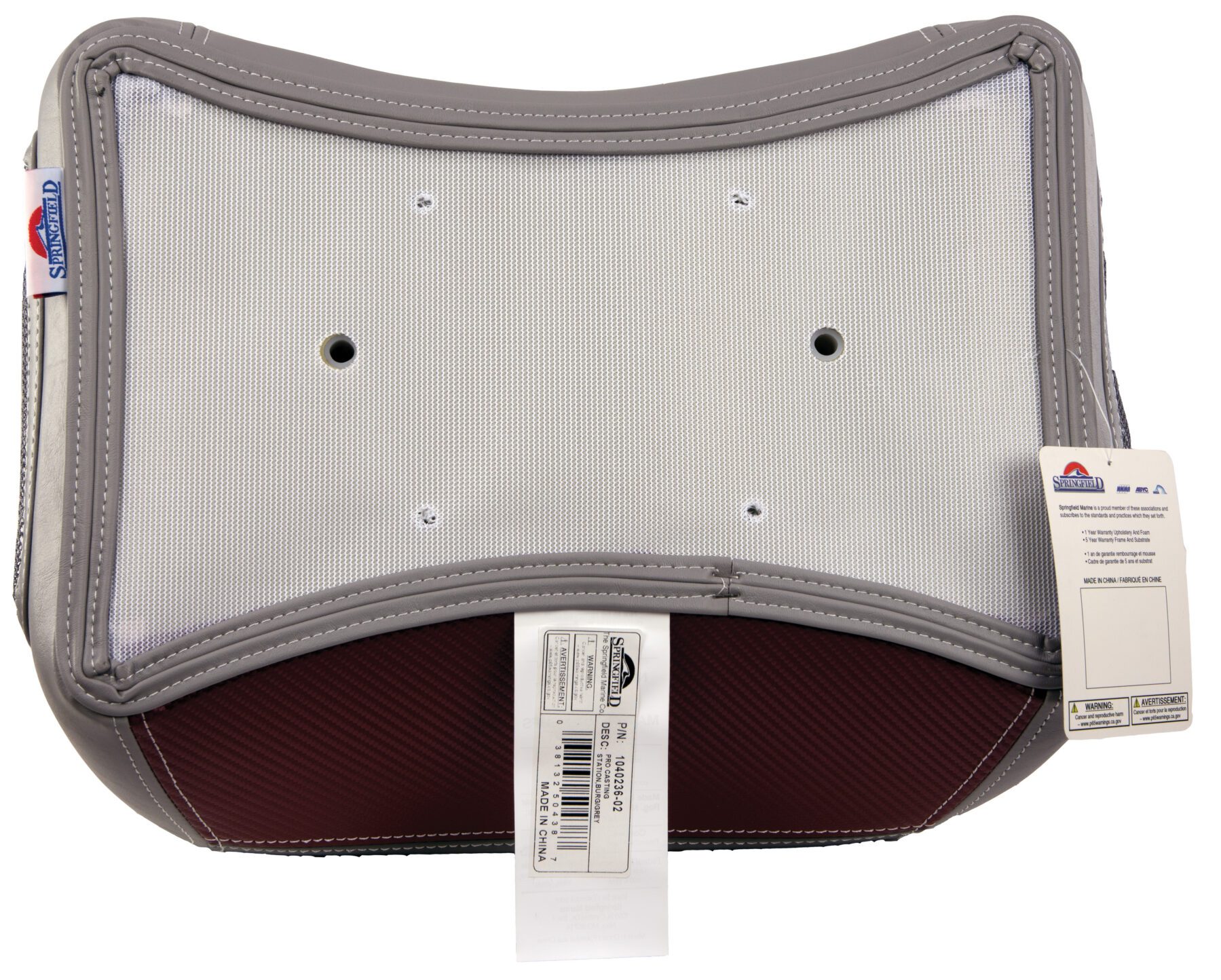 1040236-02 - PRO CASTING STATION, LIGHT GRAY-MED GRAY-BURGUNDY