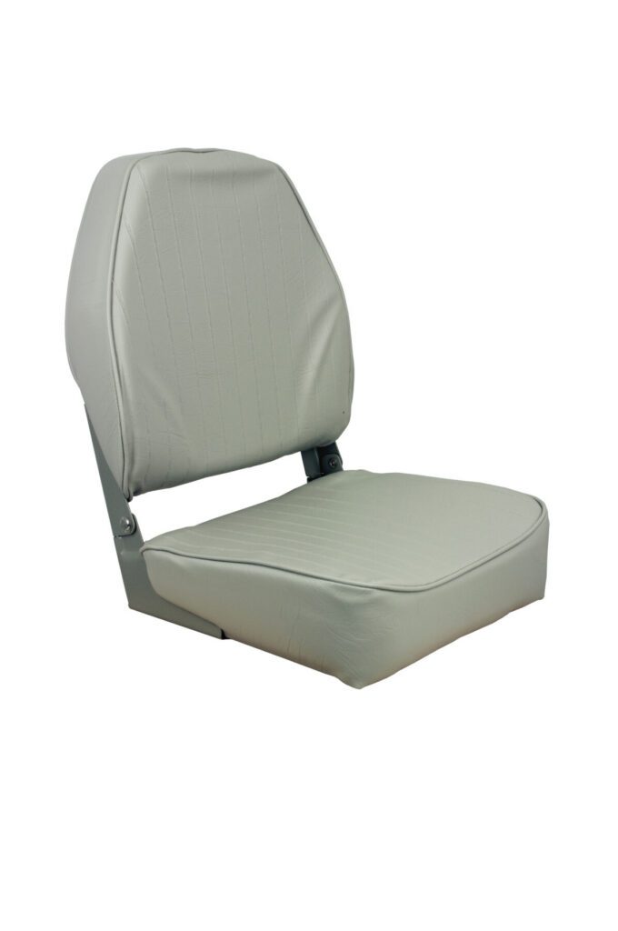 1040643 - ECONOMY HIGH-BACK FOLDING SEAT - GRAY