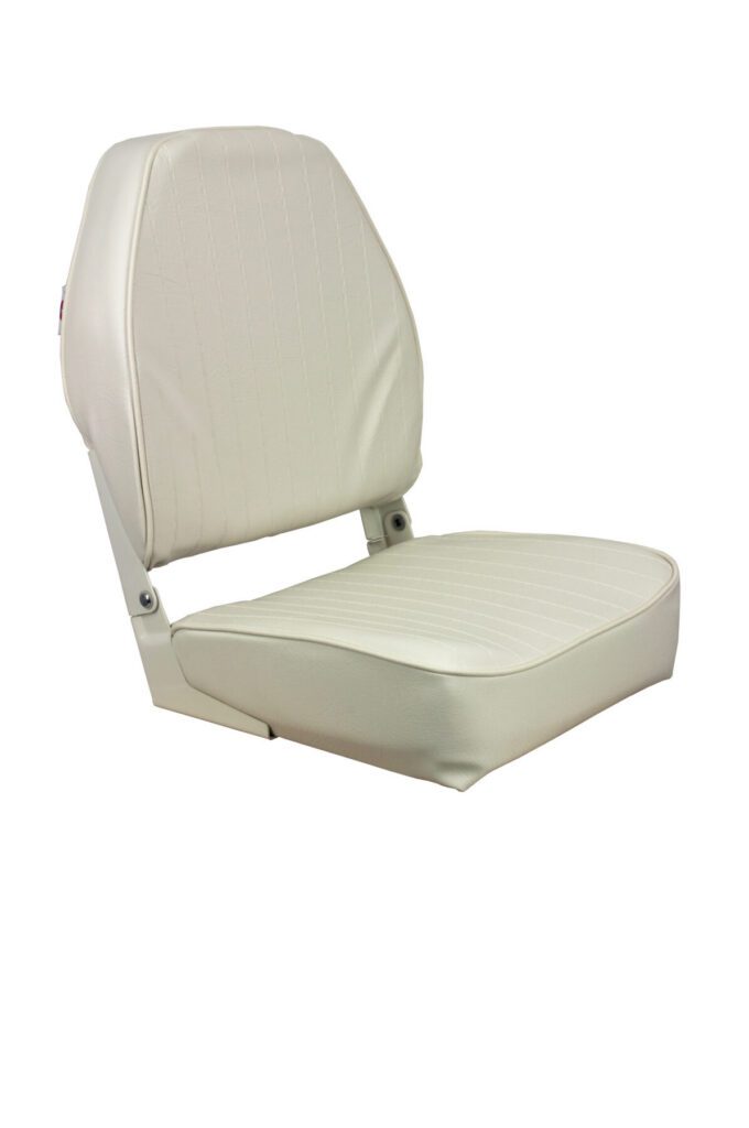 1040649 - ECONOMY HIGH-BACK FOLDING SEAT - WHITE