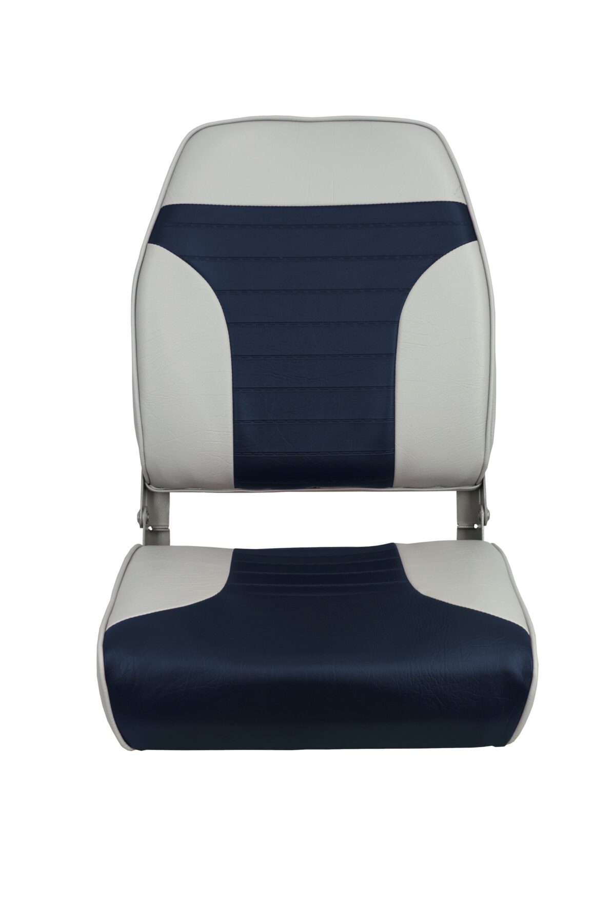 1040661 - ECONOMY HIGH-BACK FOLDING SEAT - BLUE / GRAY