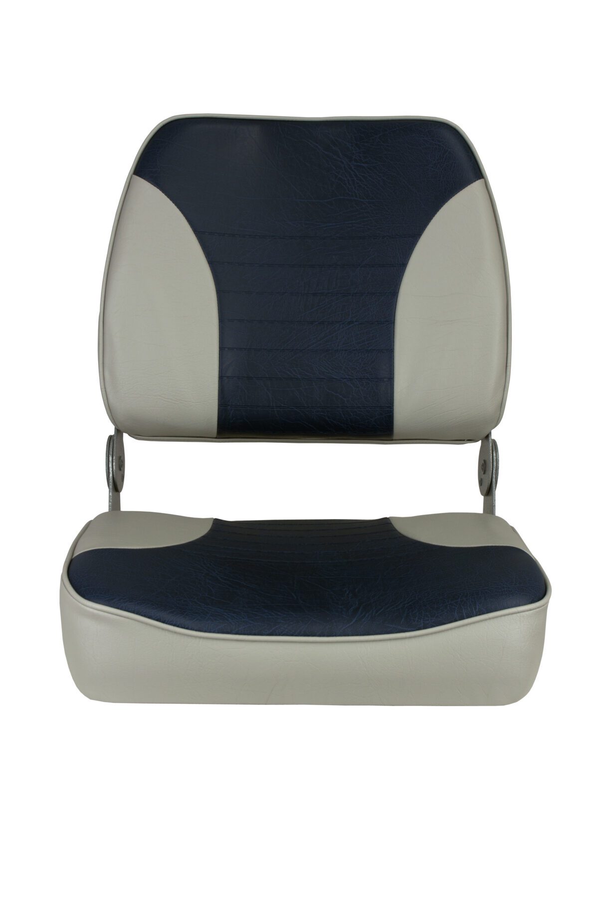 1040691 - ECONOMY HIGH-BACK FOLDING SEAT - GRAY / BLUE