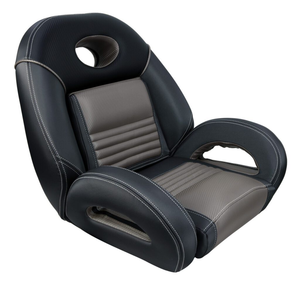 1040940-01 - PRO FISHING SPEED SEAT, CHAR-BLACK-MEDIUM GRAY