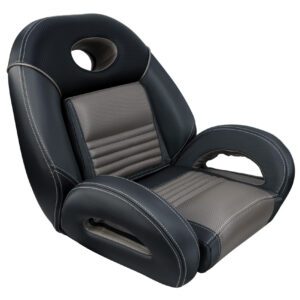 1040940-01 - PRO FISHING SPEED SEAT, CHAR-BLACK-MEDIUM GRAY