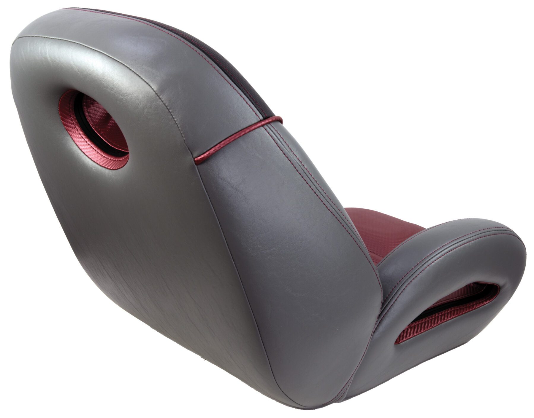 1040940-02 - PRO FISHING SPEED-SEAT, CHAR-MEDIUM GRAY-BURGUNDY