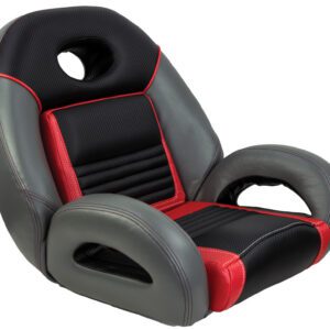 1040940-03 - PROFISHING SPEED SEAT, CHAR-MEDIUM GRAY-RED