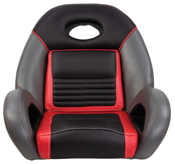 CHAR-MEDIUM GRAY-RED