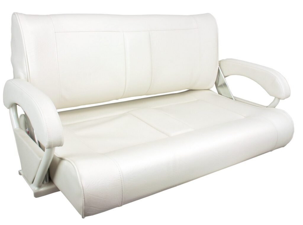 1042050 - DOUBLE BUCKET FLIP-BACK SEAT, WHITE