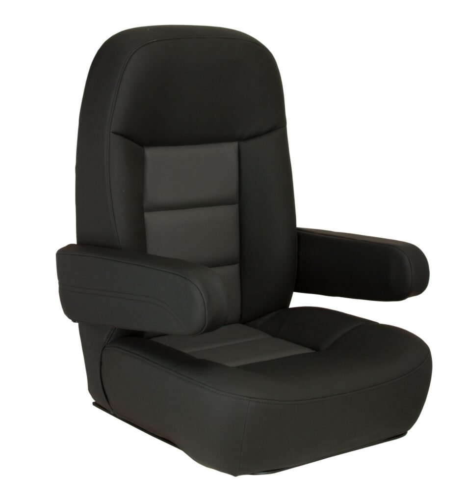 1042081-BC - MARINER HELM CHAIR, BLACK-CHARCOAL