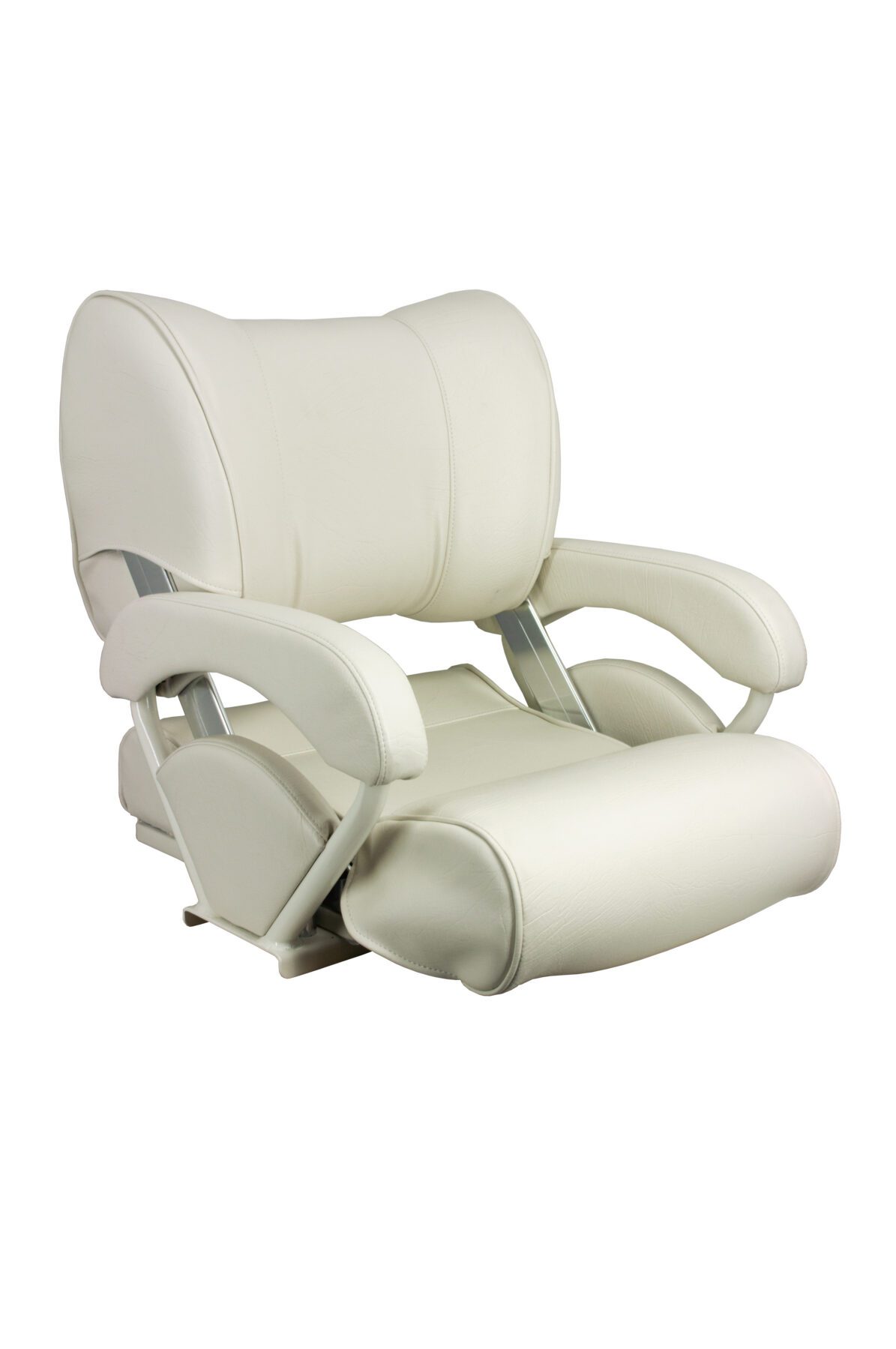 1043001 - TWIN 46 FLIP-UP CHAIR, OFF WHITE