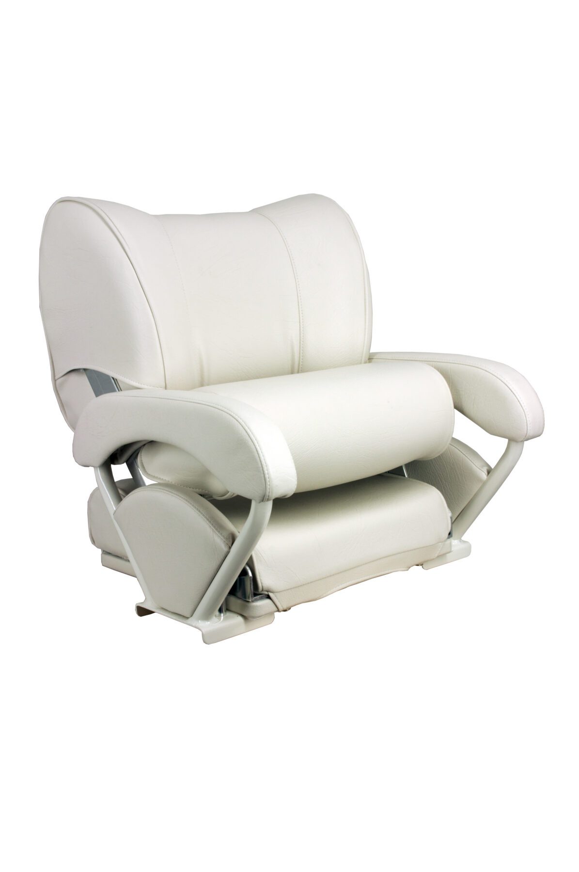 1043001 - TWIN 46 FLIP-UP CHAIR, OFF WHITE