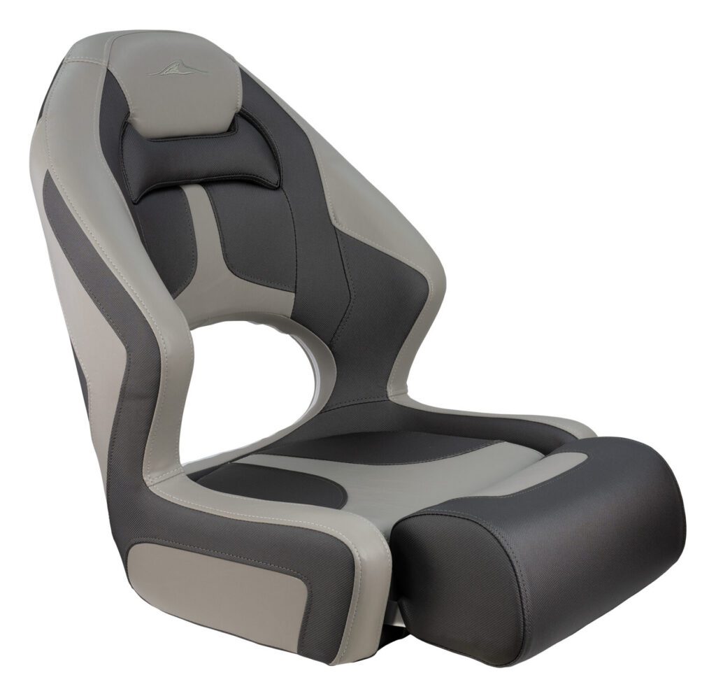 1043260 - DELUXE SPORT FLIP-UP II ,CARBON FIBER, CHARCOAL-LIGHT GRAY