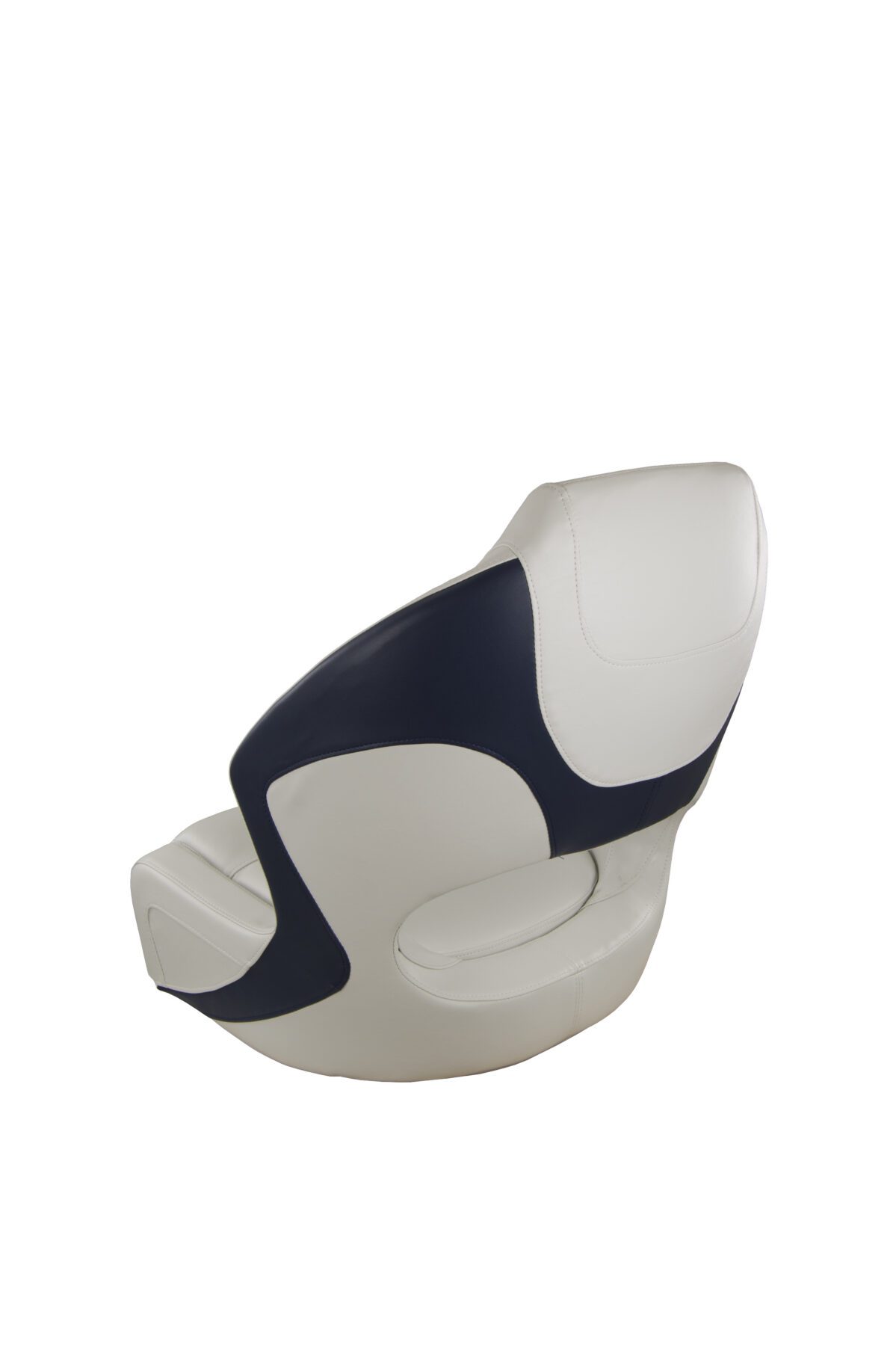 1043691 - DELUXE SPORT BUCKET SEAT, WHITE-NAVY
