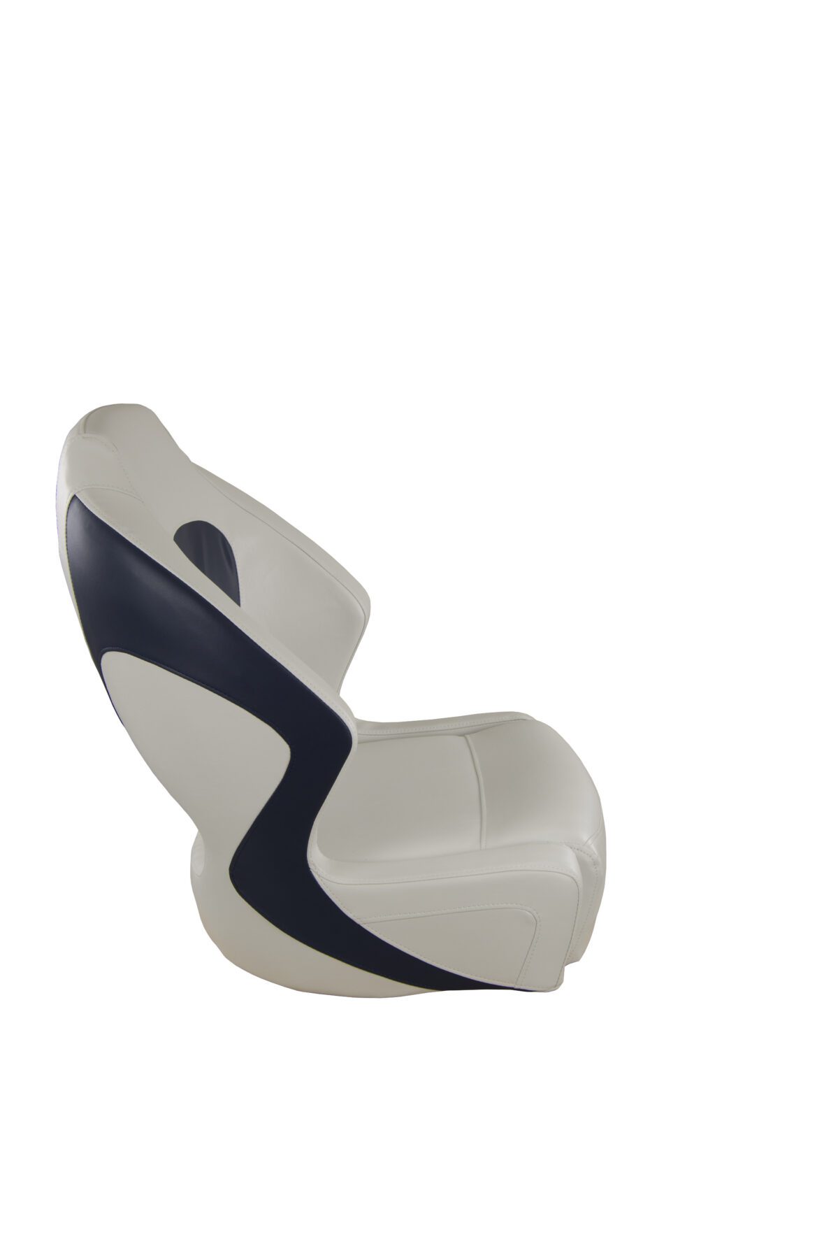1043691 - DELUXE SPORT BUCKET SEAT, WHITE-NAVY
