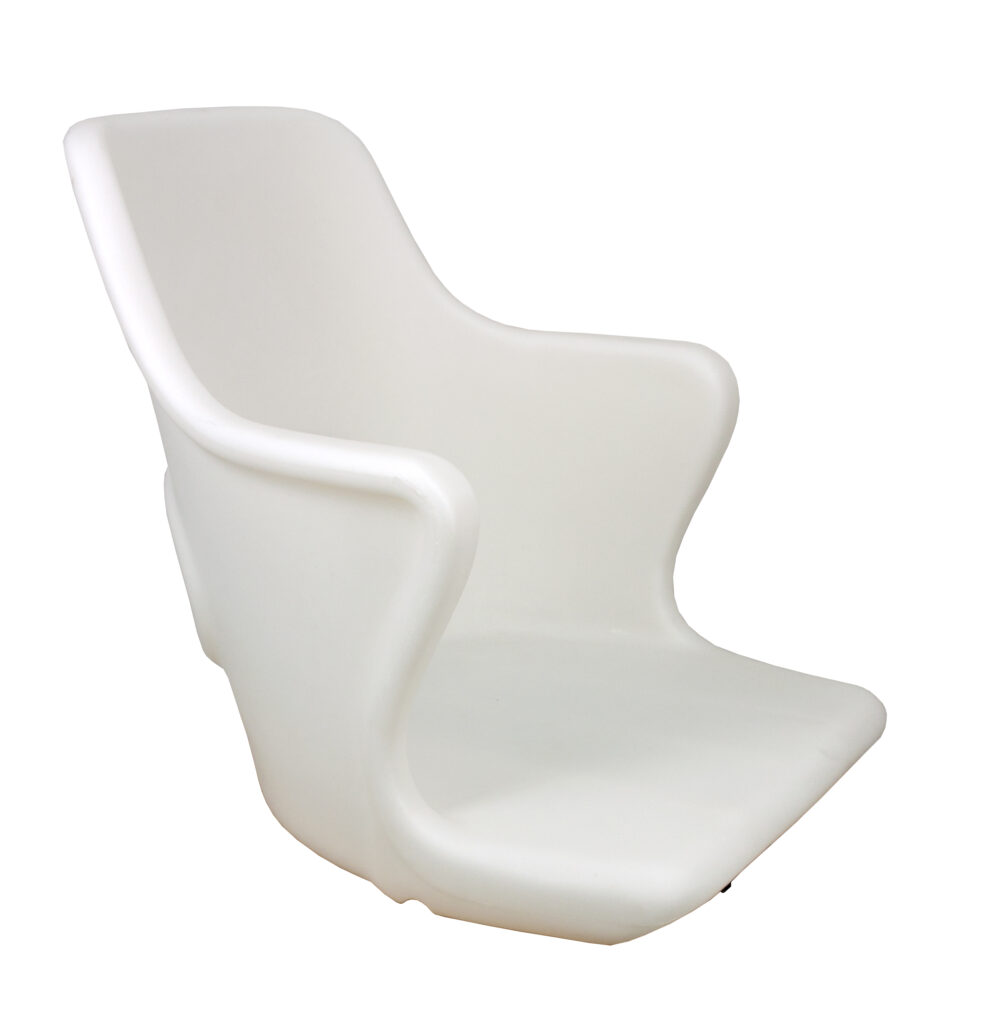 1060204 - ROTATIONAL MOLDED SEAT SHELL WITH MOUNTING PLATE