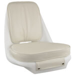 1060605-C - ROTATIONAL MOLDED SEAT SHELL WITH CUSHIONS AND MOUNTING PLATE