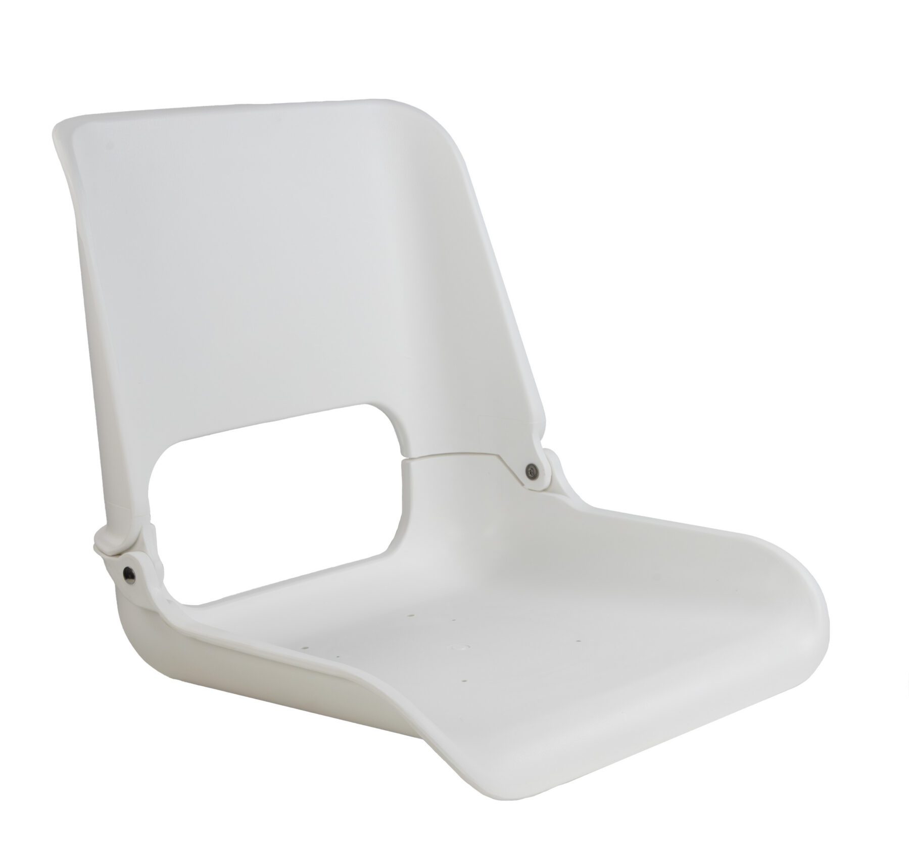 1061015-MW - SKIPPER FOLD DOWN SEAT SHELL, WHITE, BULK