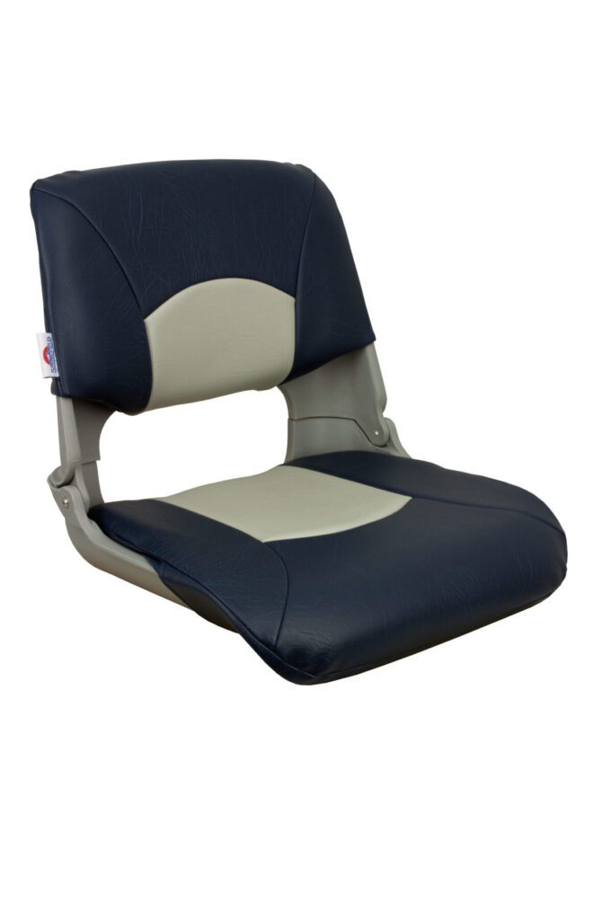 1061019 - SKIPPER STANDARD FOLD DOWN SEAT, GRAY-BLUE