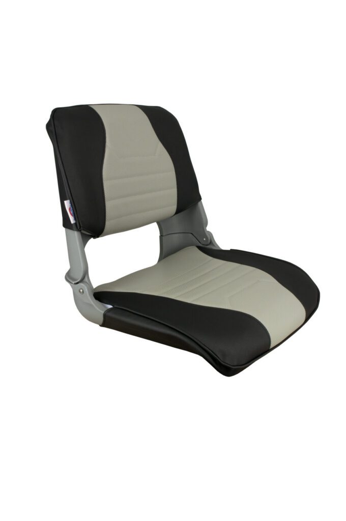 1061057 - SKIPPER DELUXE FOLD DOWN SEAT, CHARCOAL-GRAY