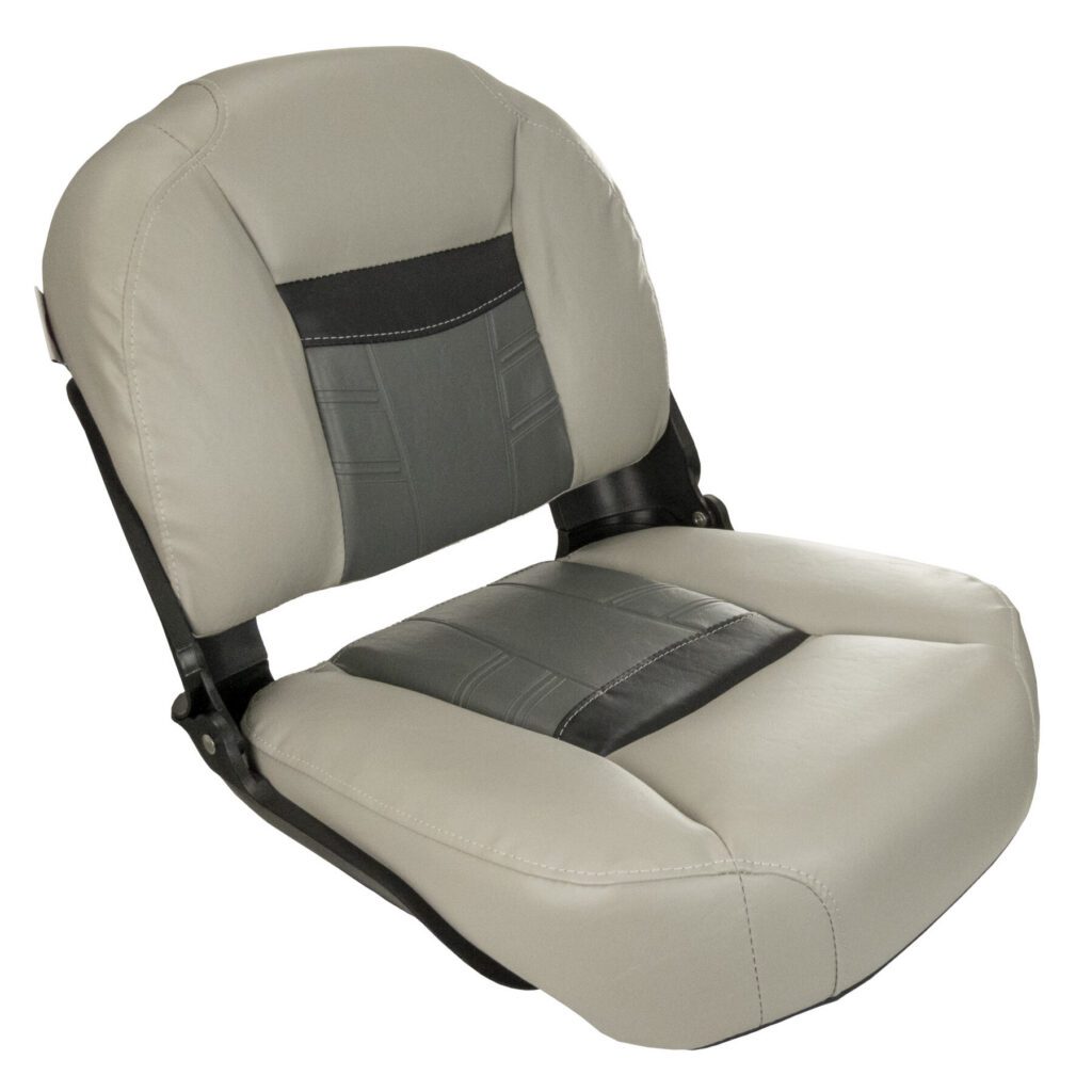1061072 - SKIPPER OEM DELUXE SEAT, CHARCOAL-GRAY