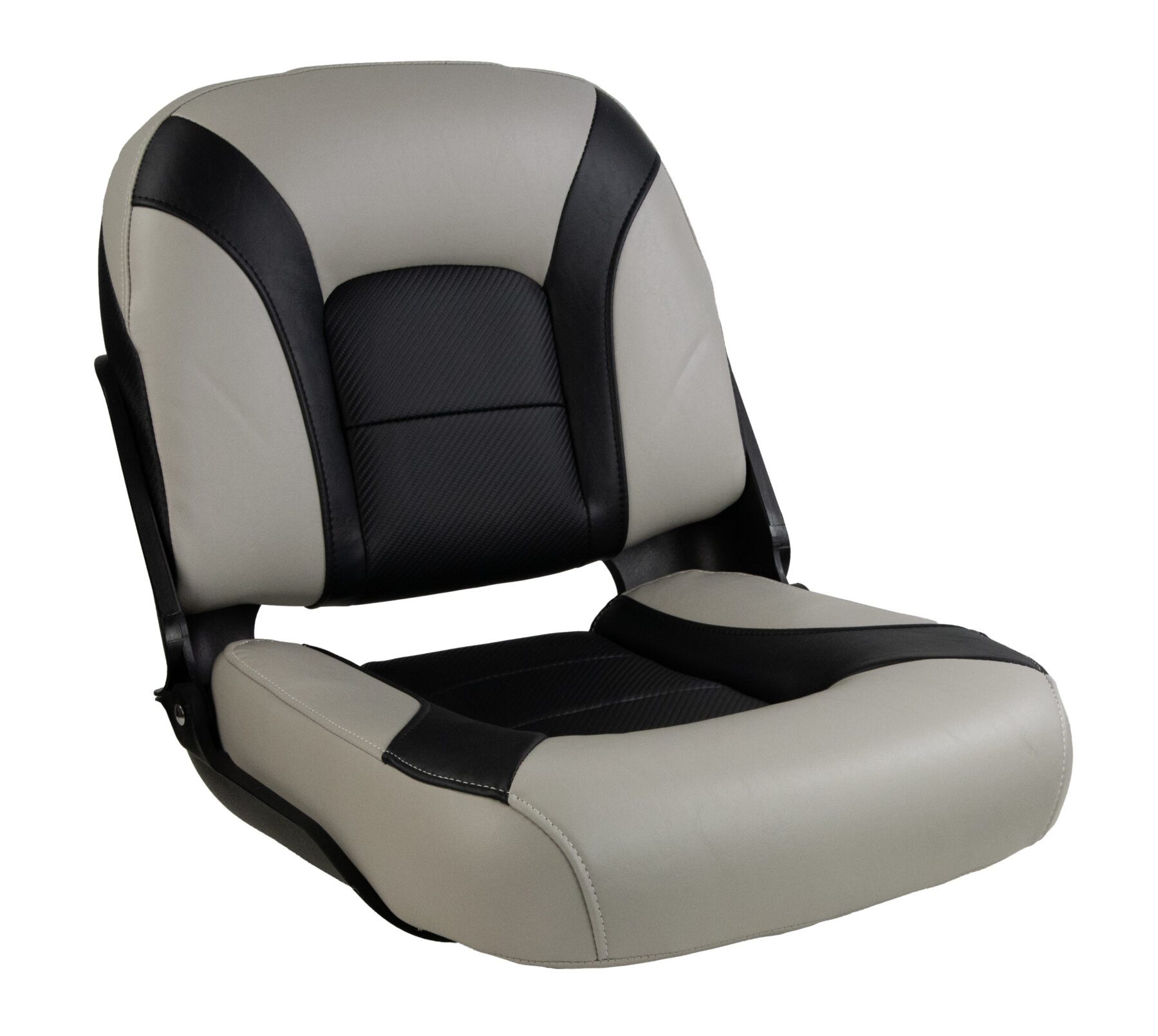 1061077-1 - SKIPPER PREMIUM LOW-BACK FOLD DOWN SEAT, GRAY-BLACK