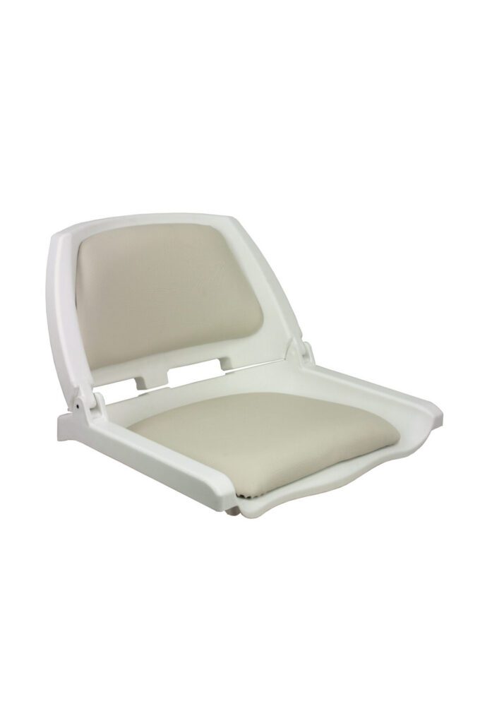 1061104-C - TRAVELER STANDARD FOLD DOWN SEAT SHELL WITH CUSHIONS, WHITE