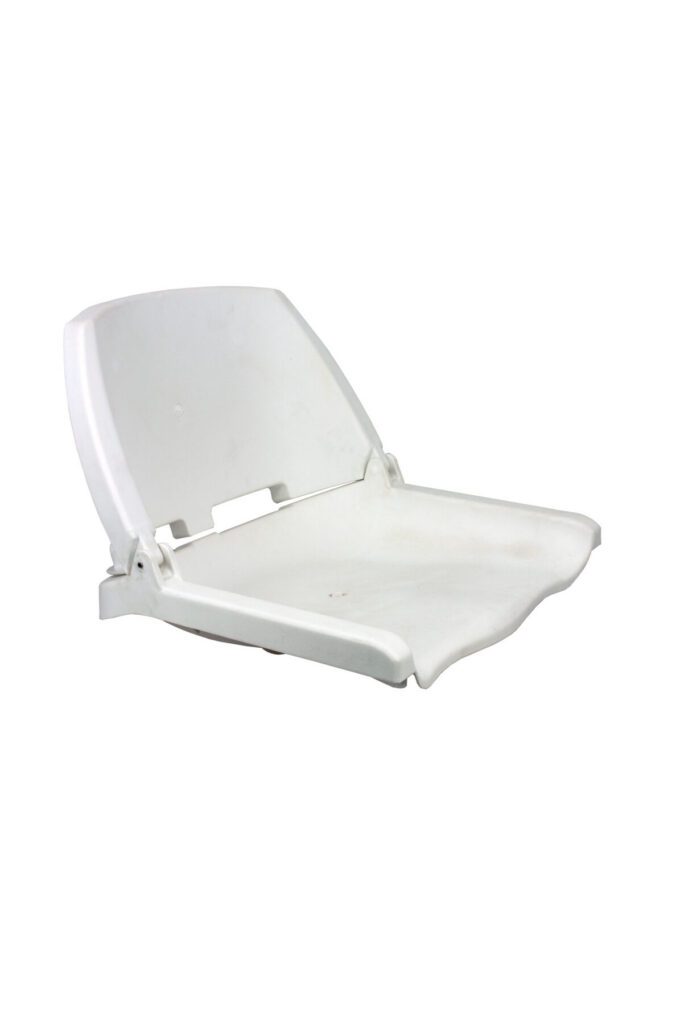 1061104-S - TRAVELER STANDARD FOLD DOWN SEAT SHELL, WHITE