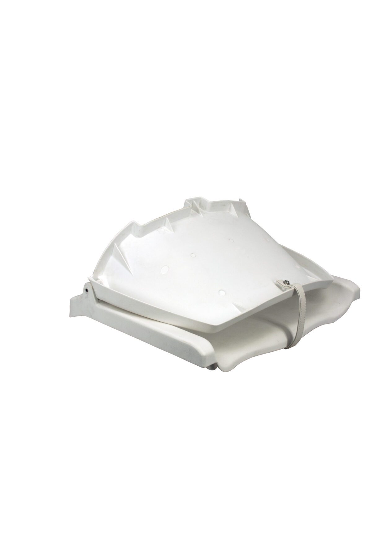 1061104-S - TRAVELER STANDARD FOLD DOWN SEAT SHELL, WHITE