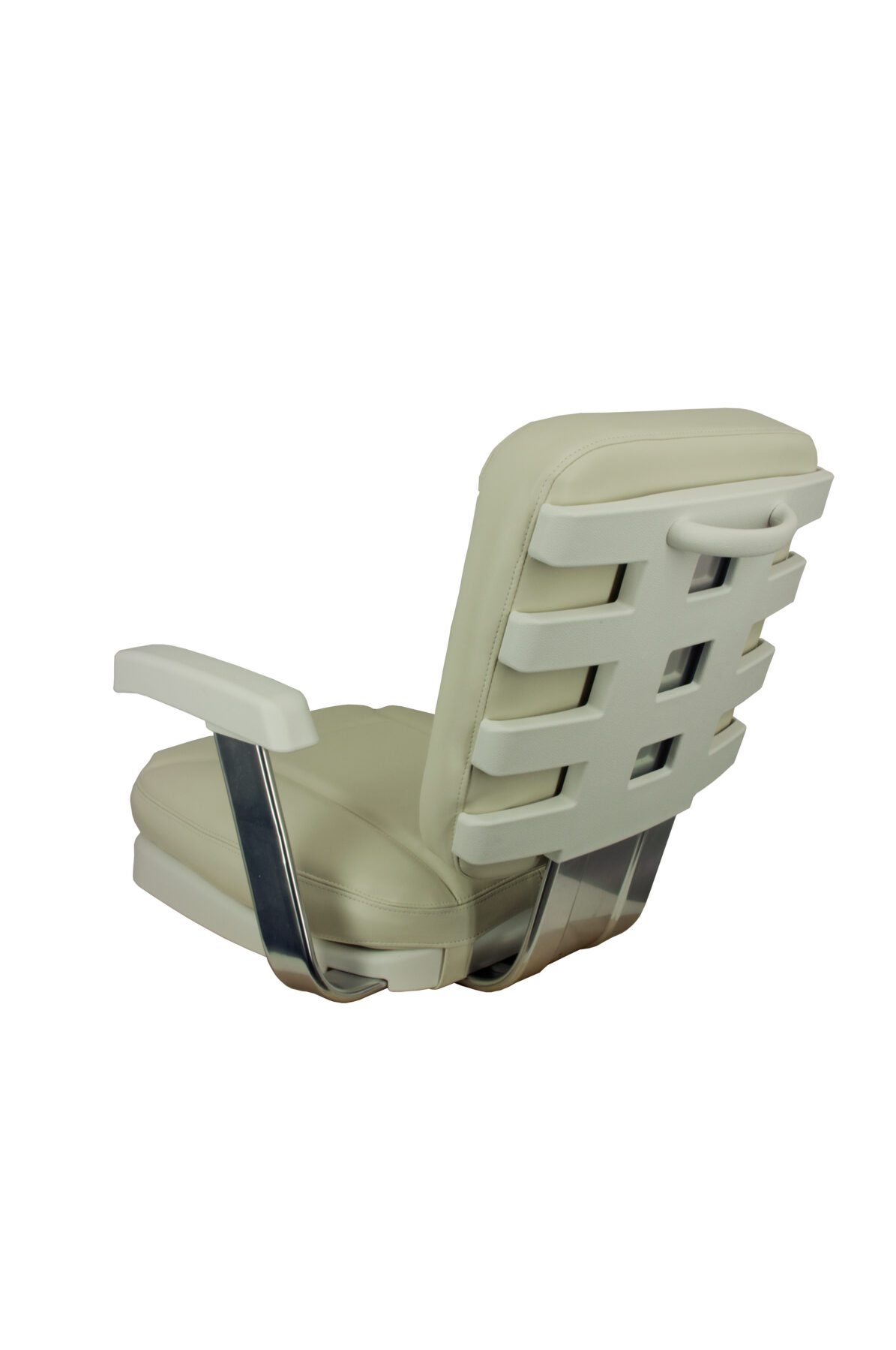 1061301 - LADDERBACK SEAT WITH CUSHIONS, WHITE