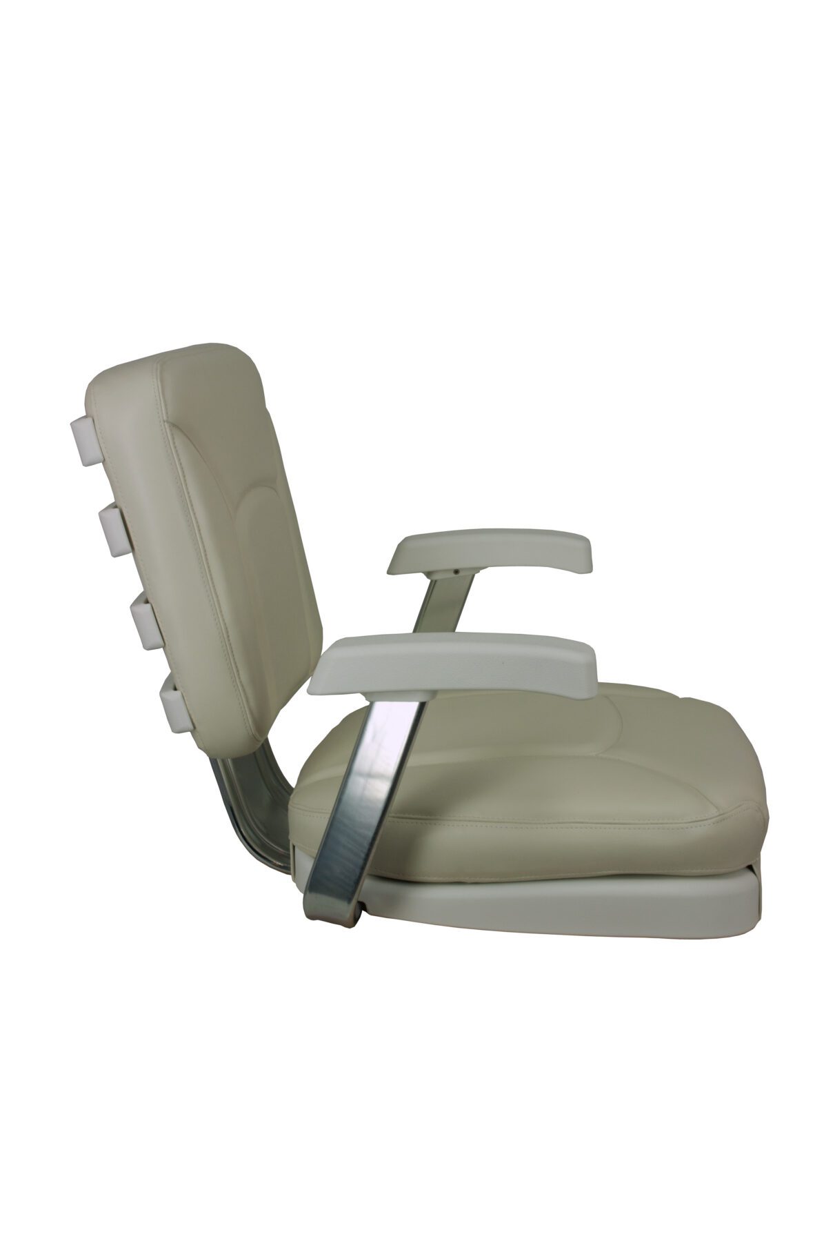 1061301 - LADDERBACK SEAT WITH CUSHIONS, WHITE