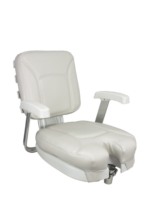 1061302 - LADDERBACK SEAT WITH GIMBAL MOUNT AND CUSHIONS