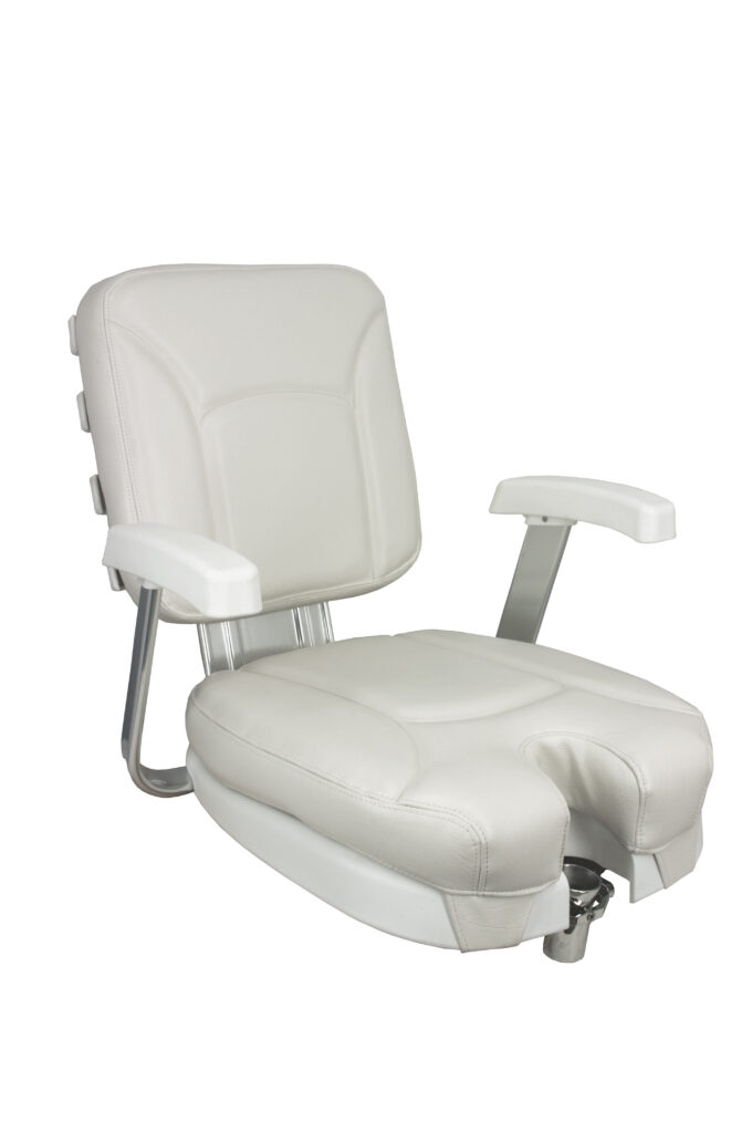 1061302 - LADDERBACK SEAT WITH GIMBAL MOUNT AND CUSHIONS