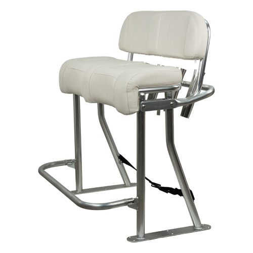 1080080-06 - LEANING POST PACKAGE, WITH FOOTREST, WHITE