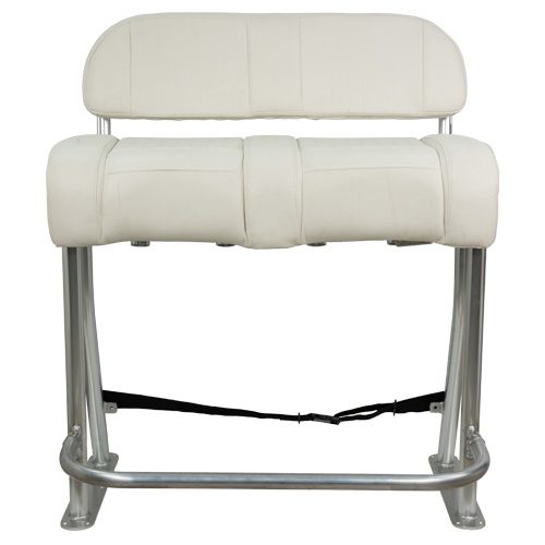 1080080-06 - LEANING POST PACKAGE, WITH FOOTREST, WHITE