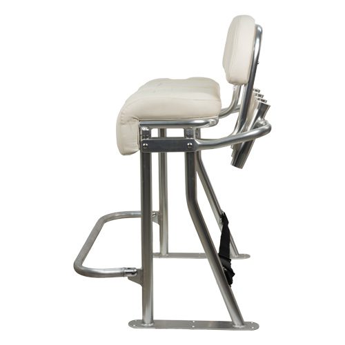 1080080-06 - LEANING POST PACKAGE, WITH FOOTREST, WHITE