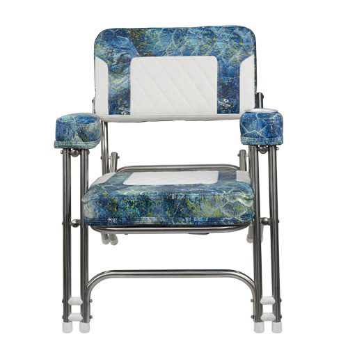1080129-SS - CLASSIC FOLDING DECK CHAIR, MOSSY OAK® ELEMENTS AGUA® SHORELINE™