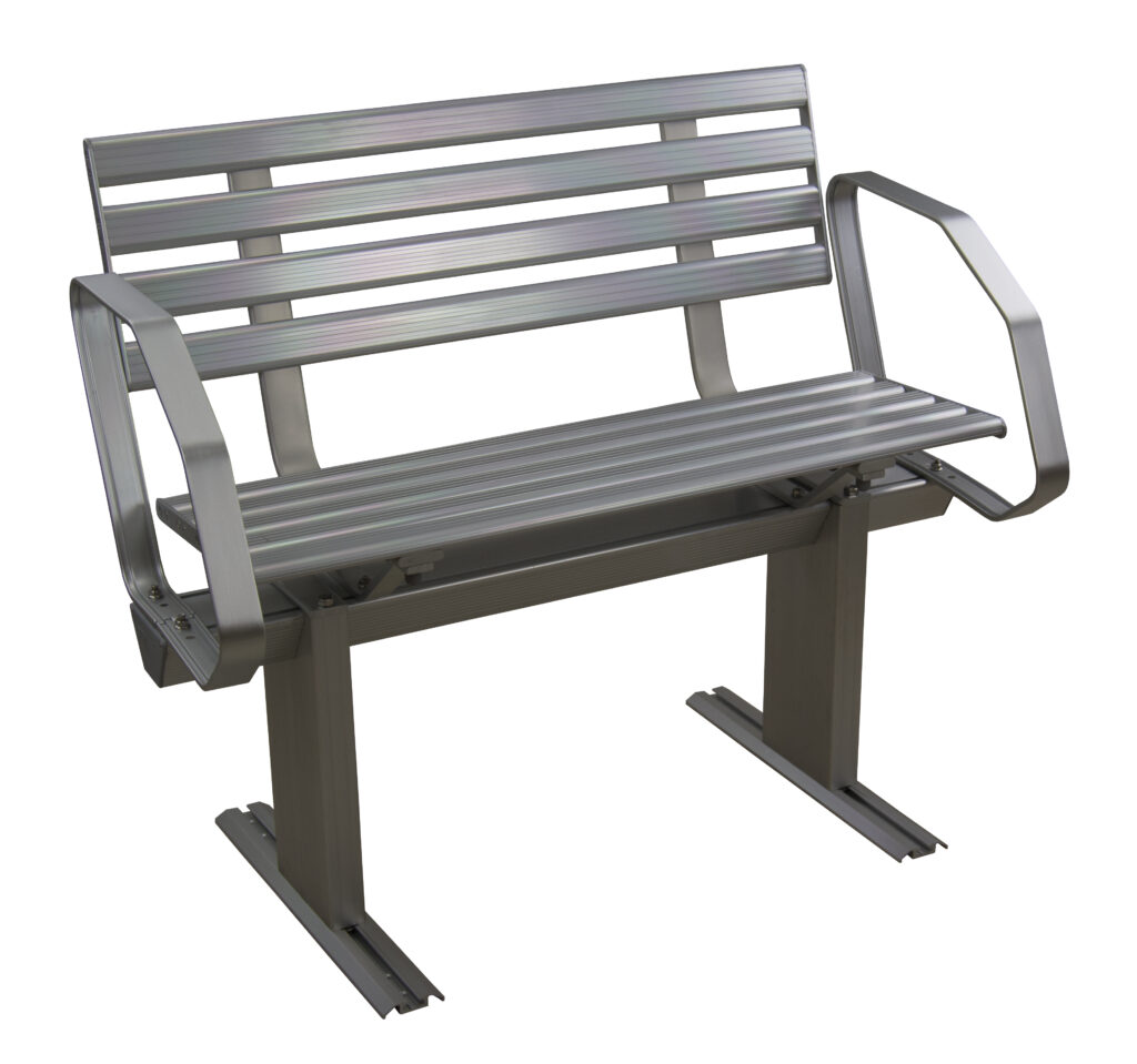 1099050-2A - Aluminum Dock Bench