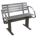 1099050-2A - Aluminum Dock Bench