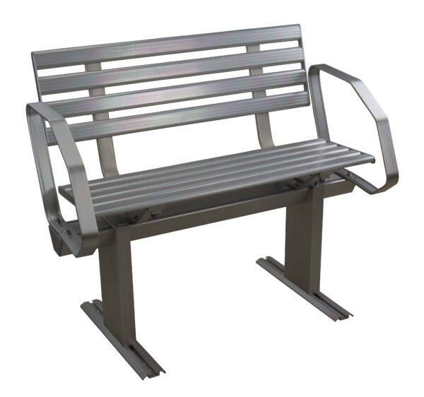 1099050-2A - Aluminum Dock Bench