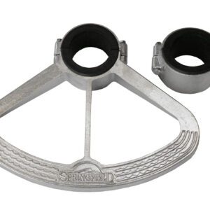 1580017 - 2-7/8" FOOTREST AND BUSHING PACKAGE, CAST ALUMINUM