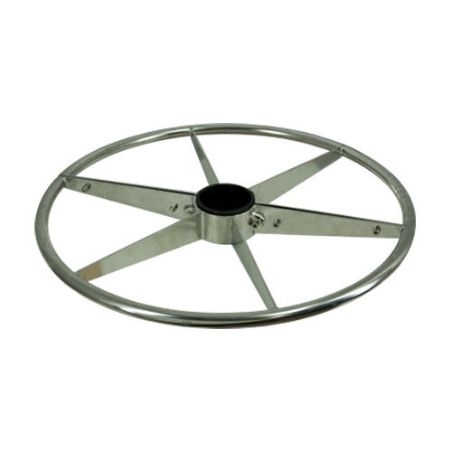 28" FULL ROUND ALUMINUM FOOTREST