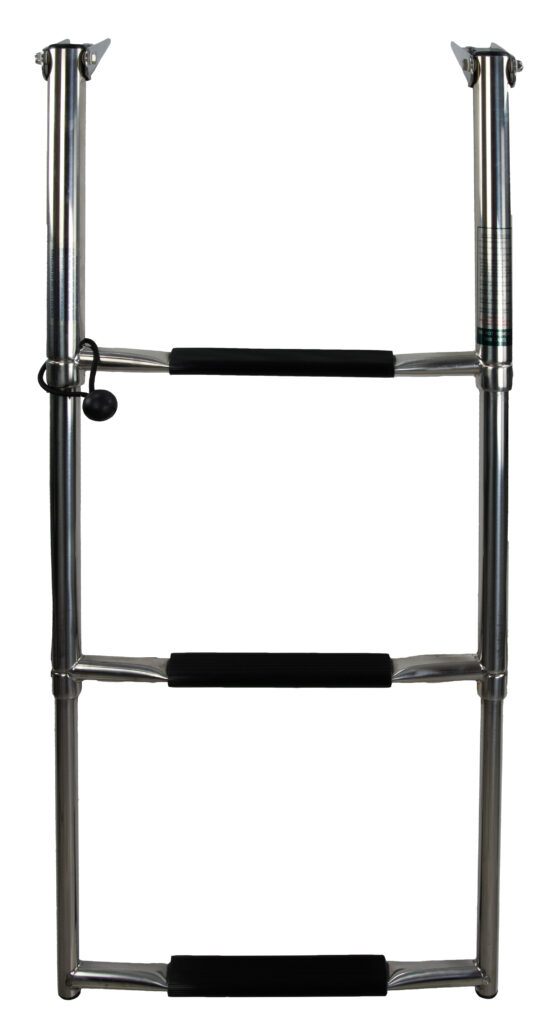 1800250-03 - Telescopic Over Platform Drop Ladder SS