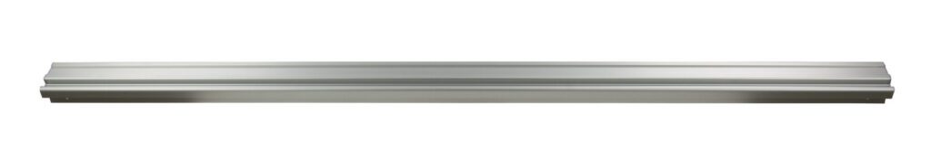 3100039 - 44" SATIN ANODIZED RAIL WITH ENDCAPS