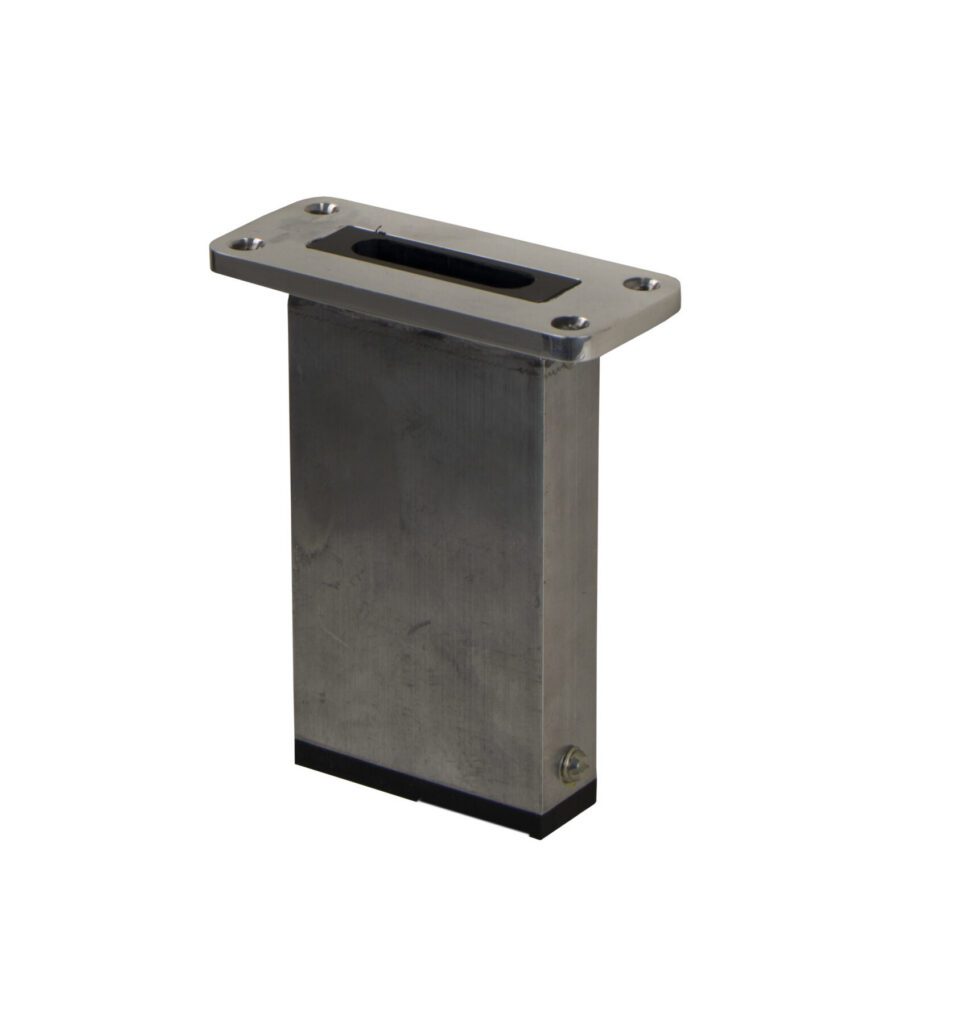 3760060-ND - NO-DRAIN REMOVABLE BACKREST BASE, 4.5" X 2"